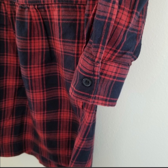 J Crew Factory Plaid Flannel Dress, Size 0 - Picture 3 of 8